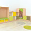 Quadro half open kast 116,6x41,5x124,2cm - Esdoorn/wit