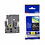 Labeltape Brother P-touch TZE-355 24mm wit op zwart