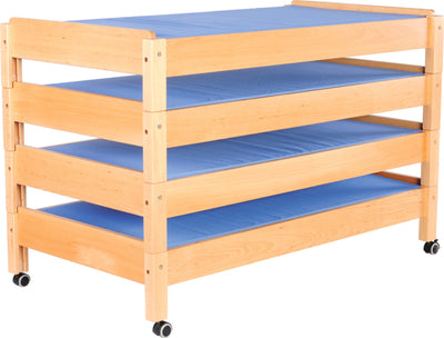 Wielen voor kinderbedje