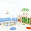 Hoge zitbank 40cm zithoogte 34 cm - Lichtblauw