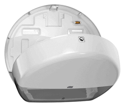 Dispenser Tork T2 555000 mini jumbo toiletpapierdispenser wit