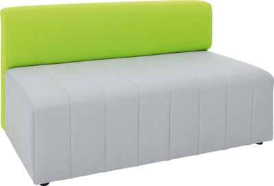 Eigentijdse bank Plus, grijs/groen