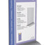 Kaarthouder OPUS 2 T-standaard A5 staand acryl aluminium