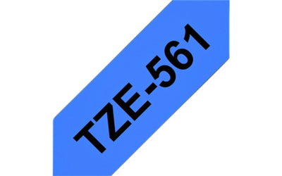Labeltape Brother P-touch TZE-561 36mm zwart op blauw