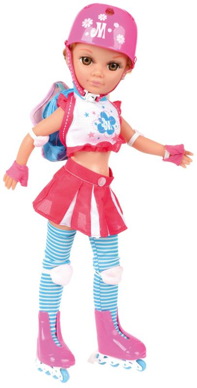 Pop Gabi met rolschaatsen