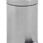 Afvalbak pedaalemmer RVS mat rond 3 liter