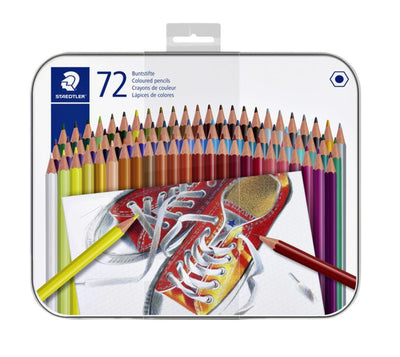 Kleurpotlood Staedtler 6kantig assorti blik Ã 72 stuks