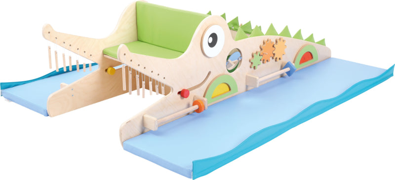 Zintuiglijke speeltoestel 173x54x48cm - De Krokodil