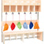 Rugleuning Quadro 6 t.b.v. garderobe