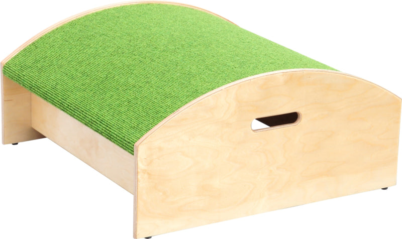 Vierkant bol platform, hoogte 20 cm., groen