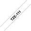 Labeltape Brother P-touch TZE-111 6mm zwart op transparant