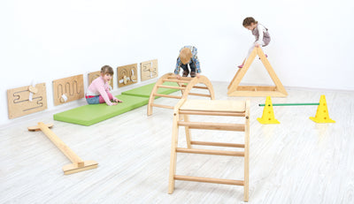 Grote halfronde gym ladder