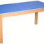 beukenhouten Tafel 140 x 70 cm. 46-76cm
