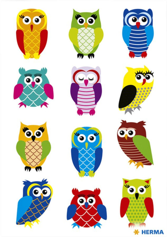 Etiket Herma uilen glitterfolie