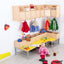 Flexi garderobe hoekbank 3, zithoogte 35 cm, geel