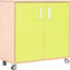 M-kast met 3 planken met wielen