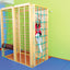 Wandrek met 2 verticale sporten
