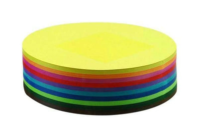 500 vel vouwkartons G1 8cm rond 10 kleuren assorti