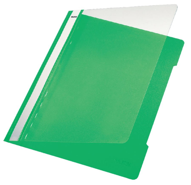 10x Snelhechter Leitz 4191 A4 PVC lichtgroen