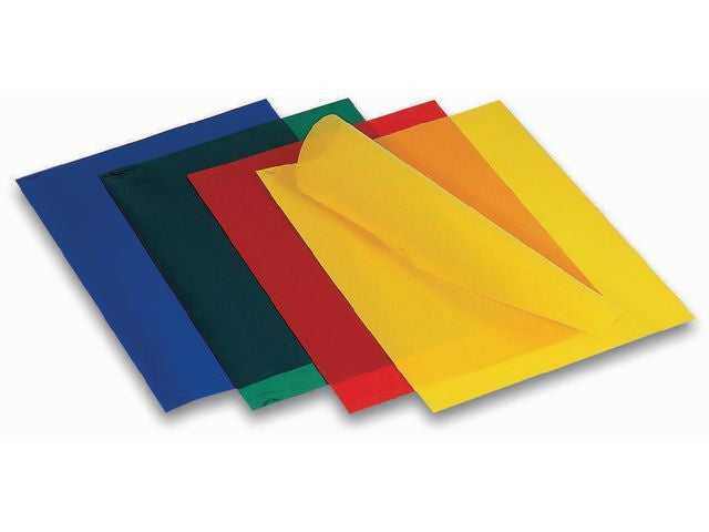 Geel, pak 25 stuks Staples Zichtmap L-Model, A4, Generfd PP, 0,12 mm