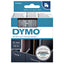 Labeltape Dymo 45020 D1 720600 12mmx7m wit op transparant
