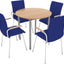 Koffietafel Expo diam. 80 cm beuken