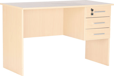 Vigo bureau met 3 laden - esdoorn