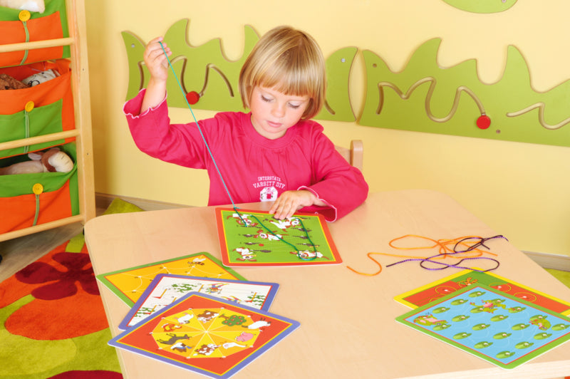 Cijfer veter kaarten