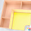 Flexi garderobe hoekbank 3, zithoogte 35 cm, geel