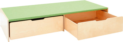 Platform met opening voorkant