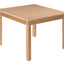 beukenhouten Tafel 80 x 80 cm. 46-76cm