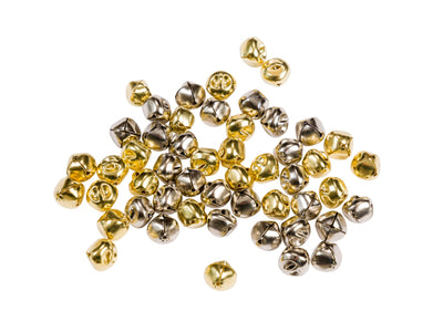 Belletjes goud en zilver 50 stuks