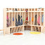Mariposa garderobe - hoekmodel, laag