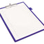 Klembord Quantore A4 blauw met 100mm klem + penlus