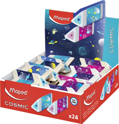 Gum Maped Cosmic 3-kantig 24 stuks display - Assorti