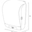 Dispenser Katrin 90045 handdoekkenrol wit