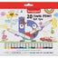 Viltstift Bruynzeel Kids Twin Points - 20 stuks assorti