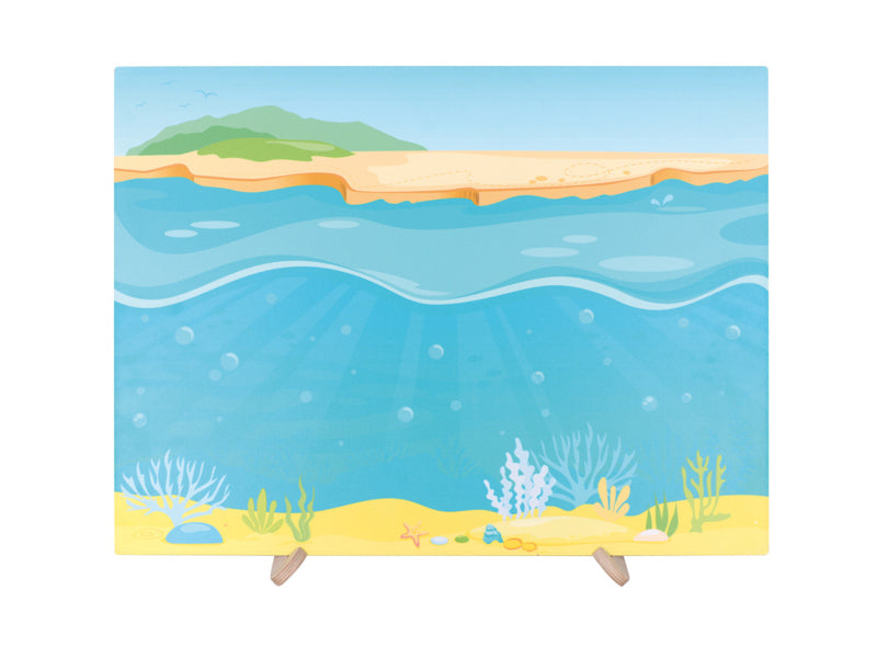 Mega magneetbord de zee