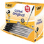 Balpen Bic Cristal zwart medium doos 90+10 gratis