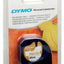 Labeltape Dymo Letratag 18769 strijkbaar 12mm zwart op wit