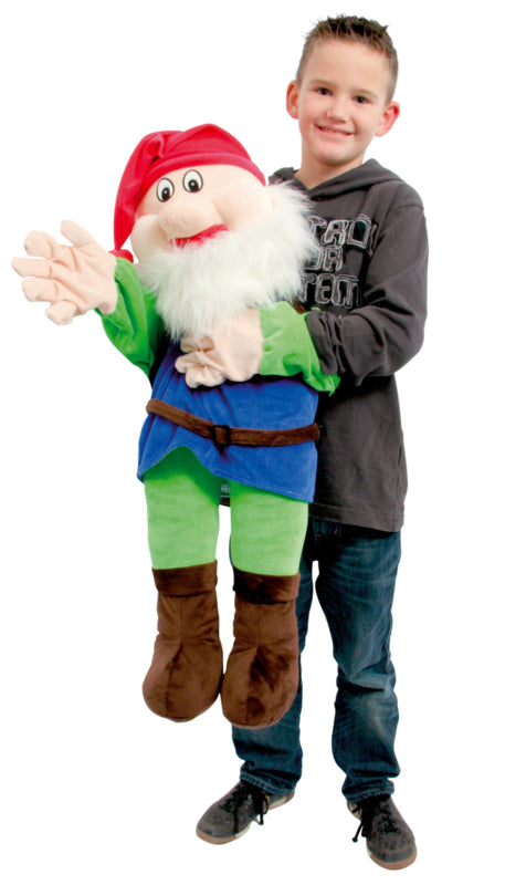 Handpop Kabouter met Rugzak 85 cm