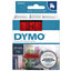 Labeltape Dymo 53717 D1 720970 24mmx7m zwart op rood