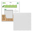 BiOBUDDi Basisplaat 25 x 25 cm. BB-0095 wit