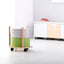 Ronde kussens, 5 stuks, licht grijs