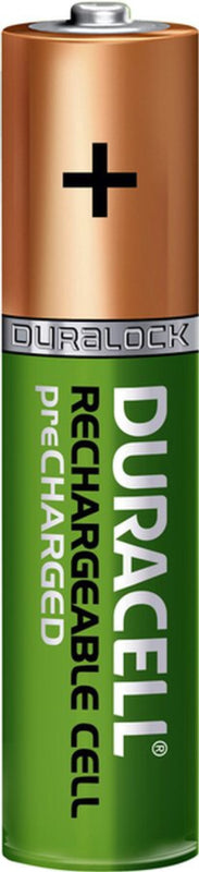 Batterij oplaadbaar Duracell 4xAAA 750mAh Plus