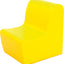 Hoge zitbank 45cm zithoogte 34cm - Geel