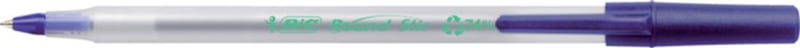 Balpen Bic Ecolutions round stic blauw medium 60 stuks
