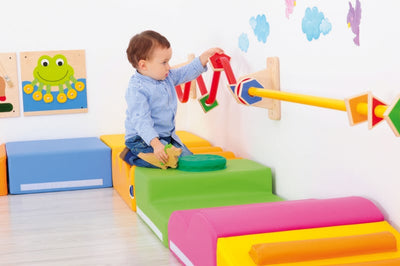 Foam baby hoek 60x20x50 - Roze