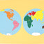 Wereldkaart - continenten