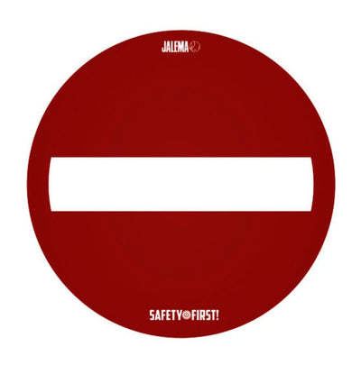 Vloersticker Jalema geen doorgang voor ruwe vloeren